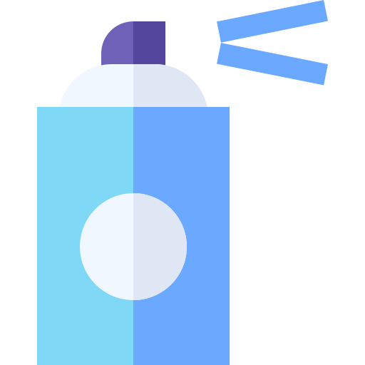 pintura en spray Basic Straight Flat icono