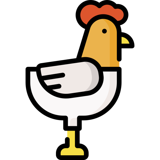 Chicken Special Lineal color icon