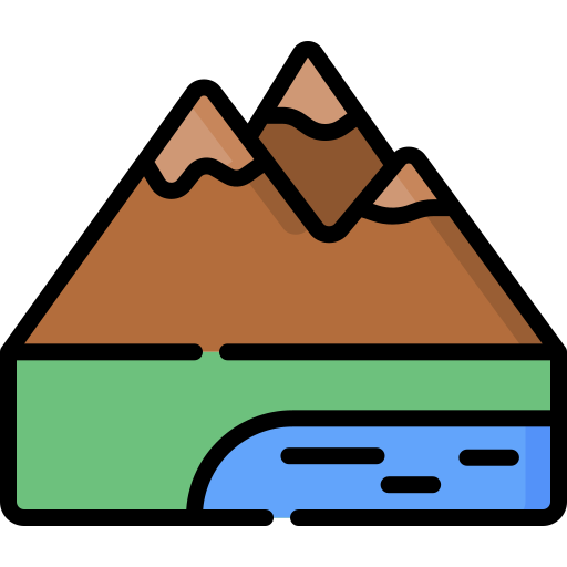 montagne Special Lineal color Icône
