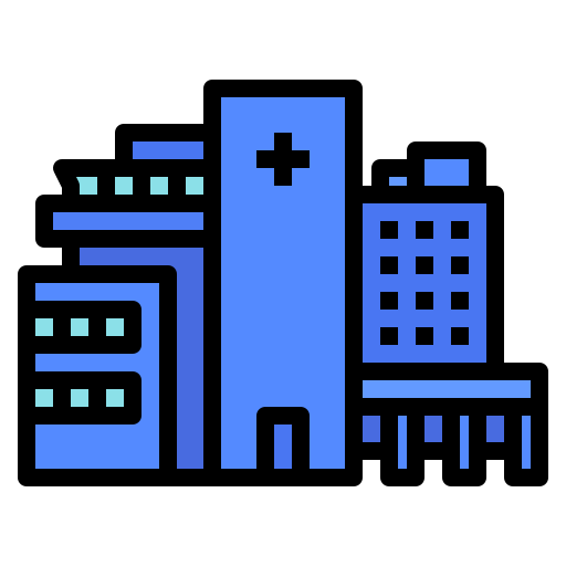 krankenhaus Ultimatearm Lineal Color icon