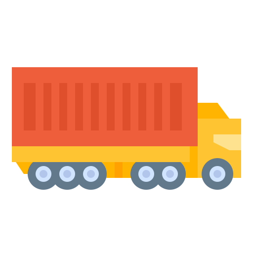 Container truck Ultimatearm Flat icon