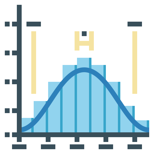 히스토그램 Ultimatearm Flat icon