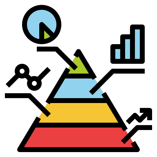 piramida Ultimatearm Lineal Color ikona