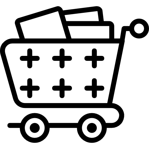 carrinho de compras Basic Miscellany Lineal Ícone