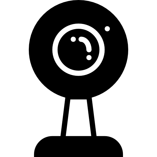 webcam Basic Miscellany Fill icona