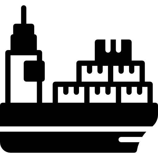 Cargo ship Basic Miscellany Fill icon