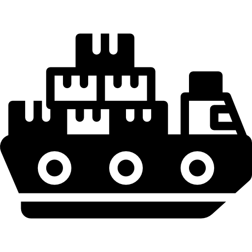 Cargo ship Basic Miscellany Fill icon