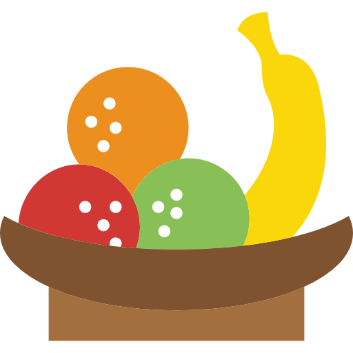 frutas Basic Miscellany Flat icono