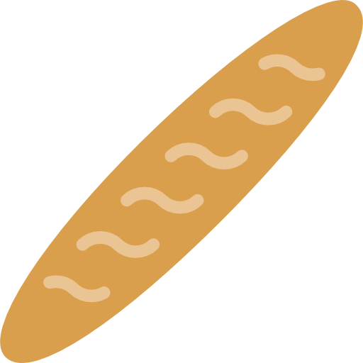 baguette Basic Miscellany Flat Icône