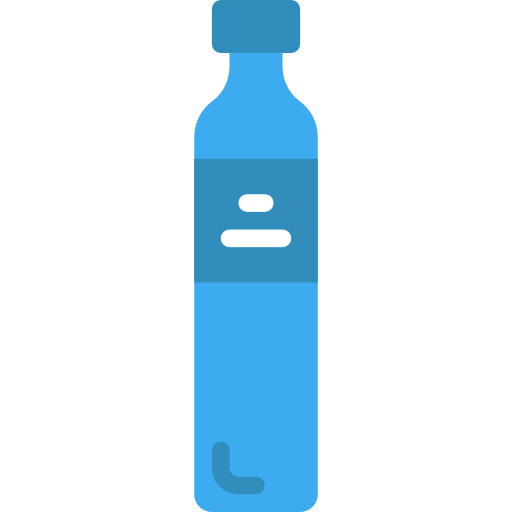 Water bottle Basic Miscellany Flat icon