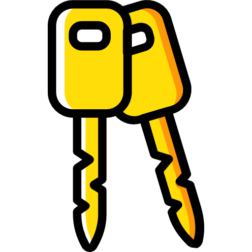 車のカギ Basic Miscellany Yellow icon