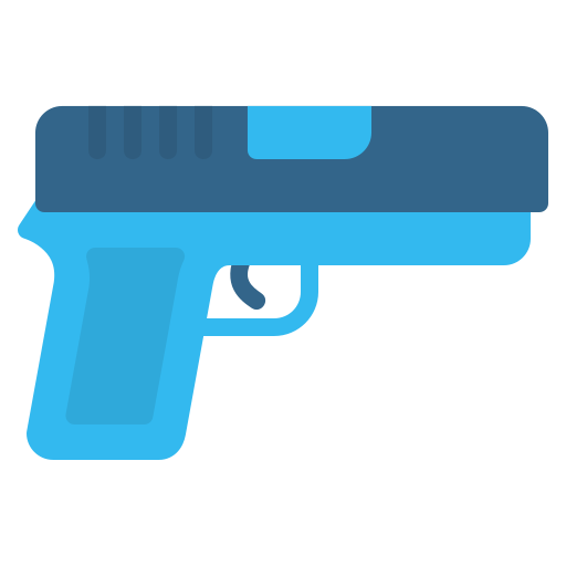 pistola Generic Flat icono