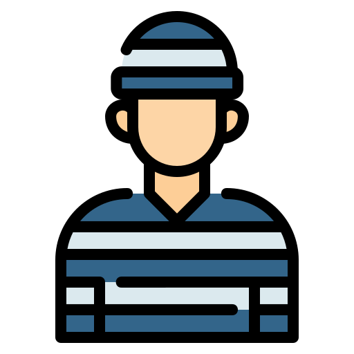 囚人 Generic Outline Color icon