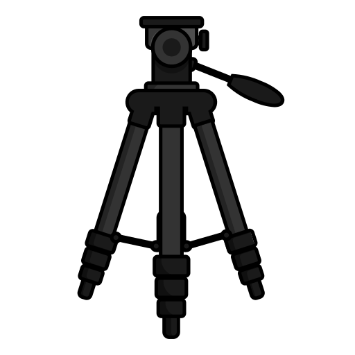 kamerastativ Generic Outline Color icon