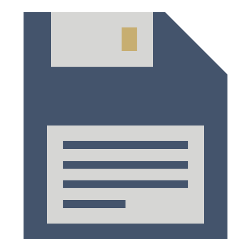 diskette Generic Flat icon