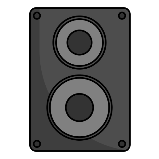 altavoz Generic Outline Color icono