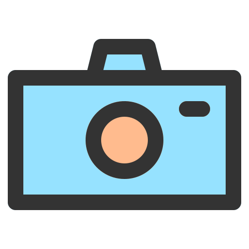 カメラ Generic Outline Color icon
