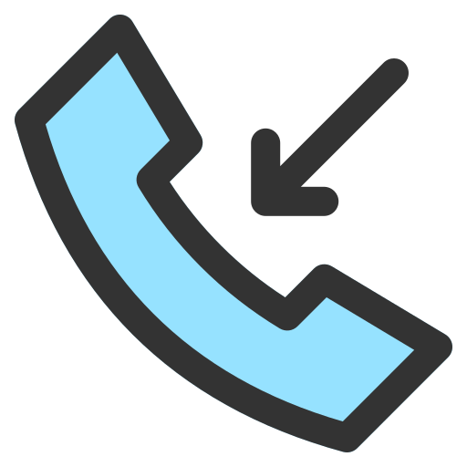 電話の着信 Generic Outline Color icon
