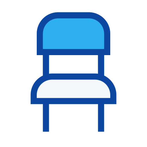 krzesło Generic Outline Color ikona