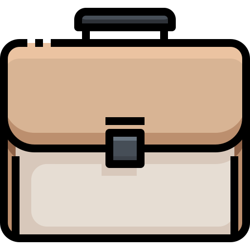 maleta Justicon Lineal Color icono