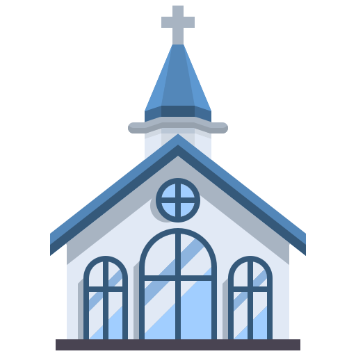 kerk Justicon Flat icoon