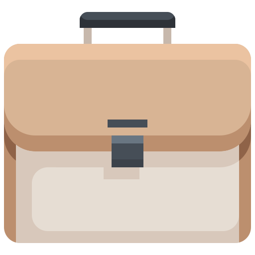 Suitcase Justicon Flat icon