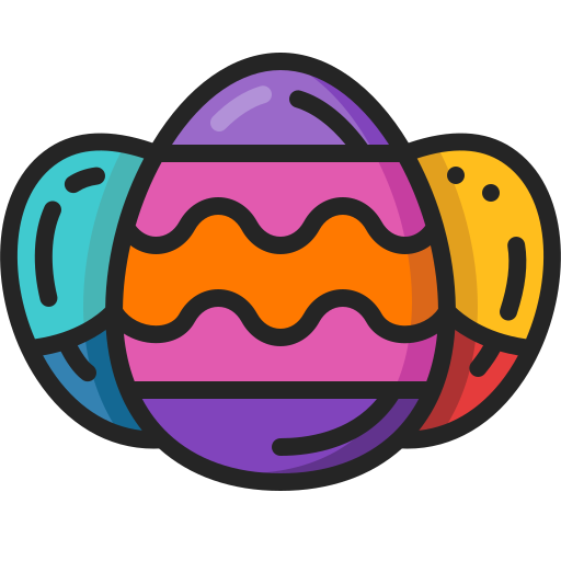 œufs de pâques Generic Outline Color Icône