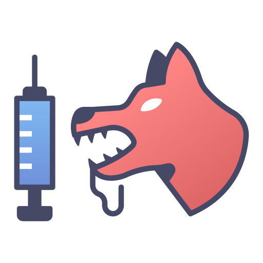Dog MaxIcons Lineal color icon