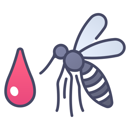 Mosquito MaxIcons Lineal color icon