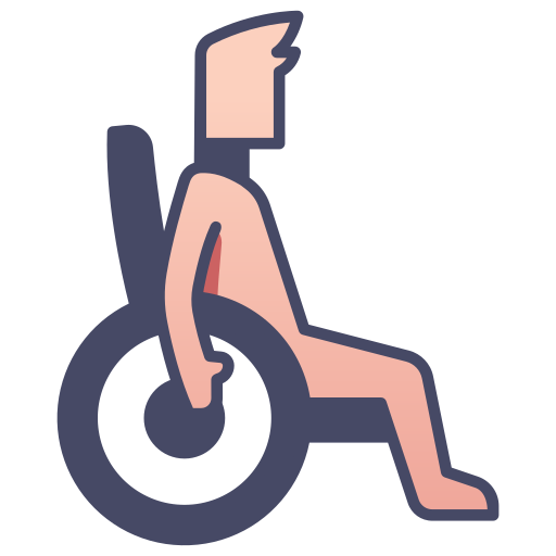 Disability MaxIcons Lineal color icon