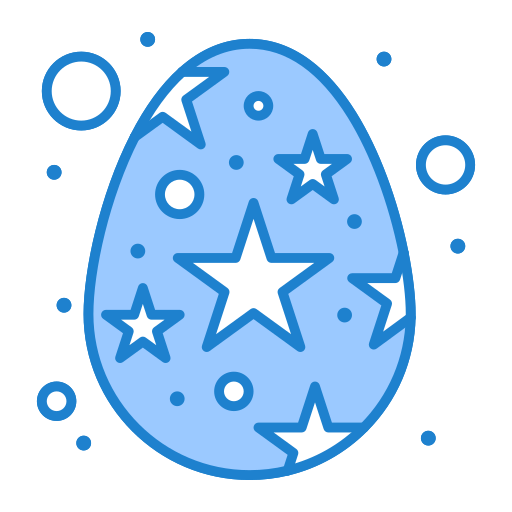 ovos de pascoa Generic Blue Ícone