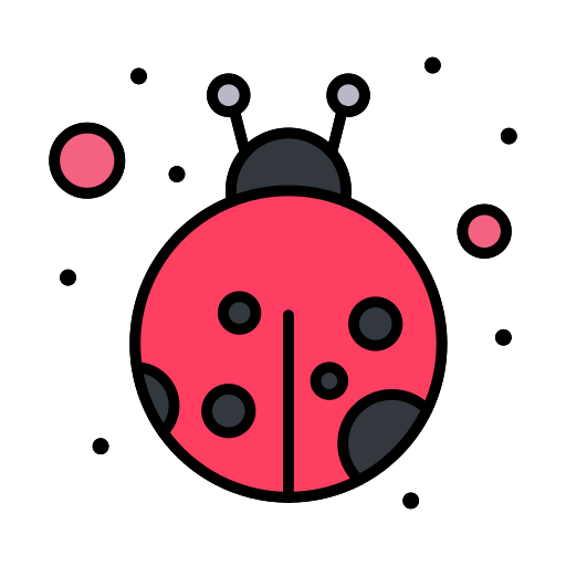 Ladybug Flatart Icons Lineal Color icon