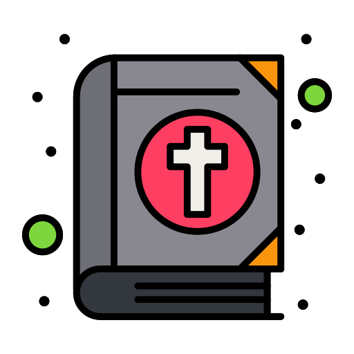 biblia Flatart Icons Lineal Color icono