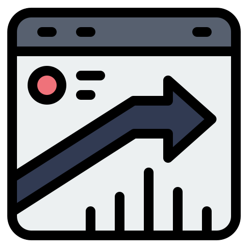 Growth Flatart Icons Lineal Color icon