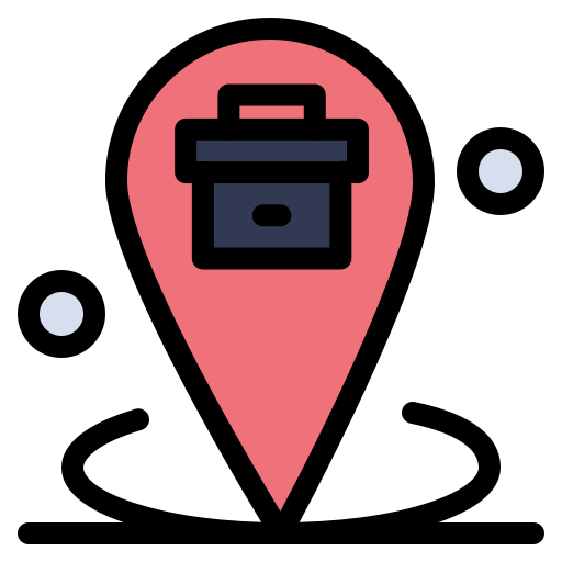 Map placeholder Flatart Icons Lineal Color icon