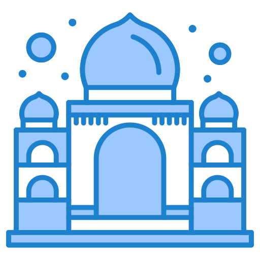 Taj mahal Generic Blue icon