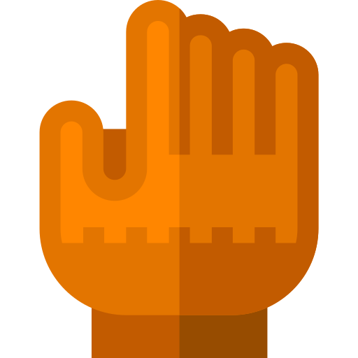 handschoen Basic Straight Flat icoon