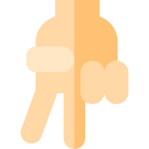 Hand sign Basic Straight Flat icon