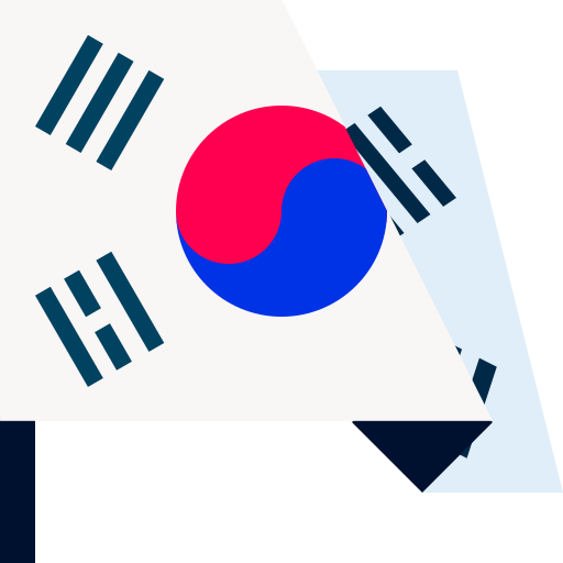 korea południowa Generic Flags ikona