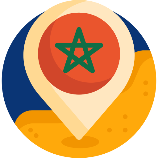 maroko Detailed Flat Circular Flat ikona