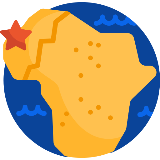 marocco Detailed Flat Circular Flat icona