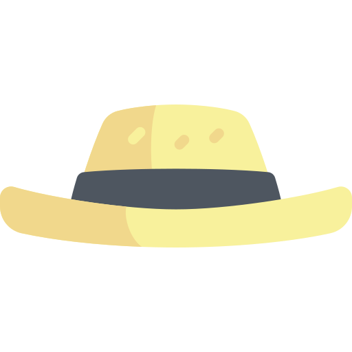 chapeau Kawaii Flat Icône