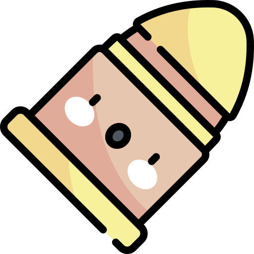 Bullet Kawaii Lineal color icon
