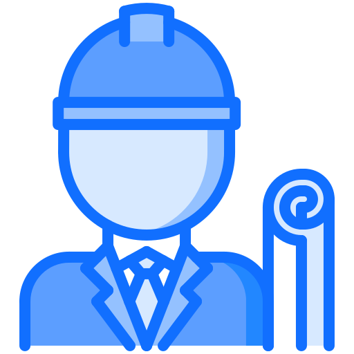 Architect Coloring Blue icon