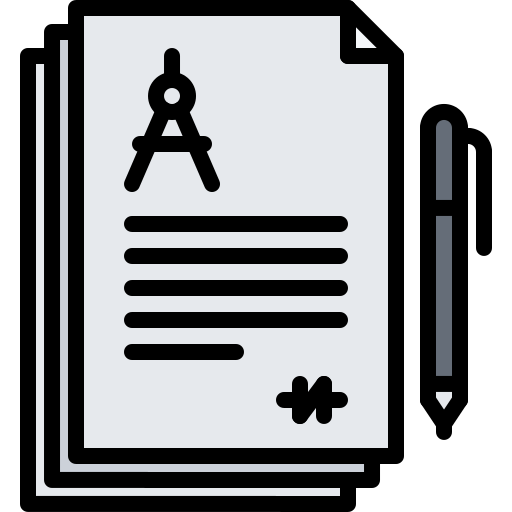 Contract Coloring Color icon