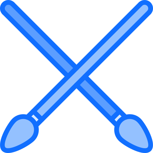 Brushes Coloring Blue icon