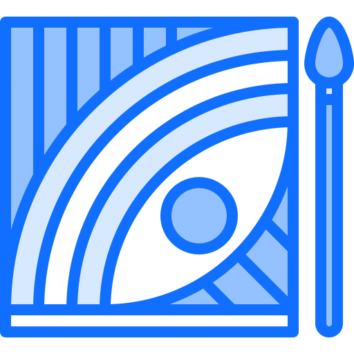 페인트 등 Coloring Blue icon