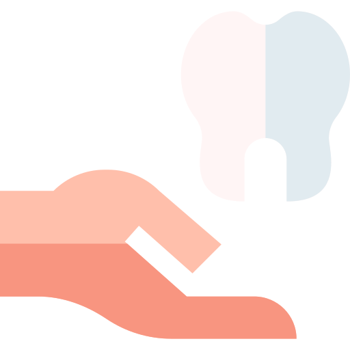 opieka dentystyczna Basic Straight Flat ikona