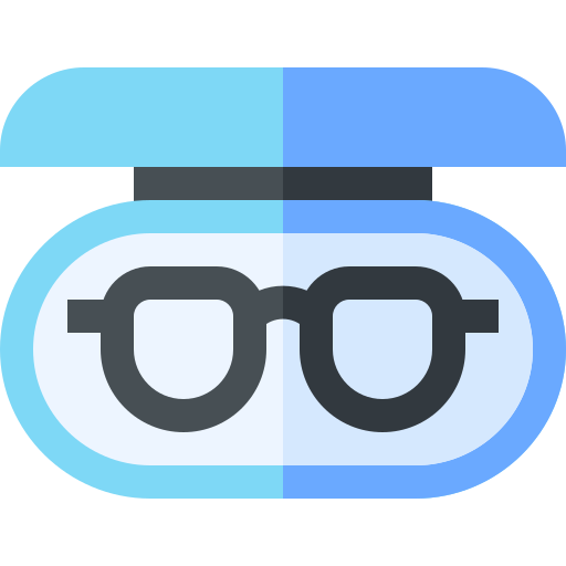 okulary do oczu Basic Straight Flat ikona