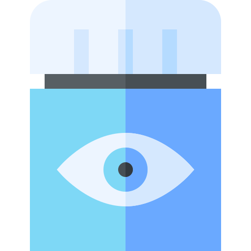 pastillas para los ojos Basic Straight Flat icono